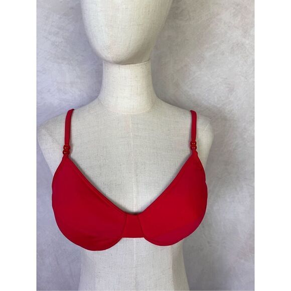 Red Y2K Bikini Top NWT - Picture 2 of 6